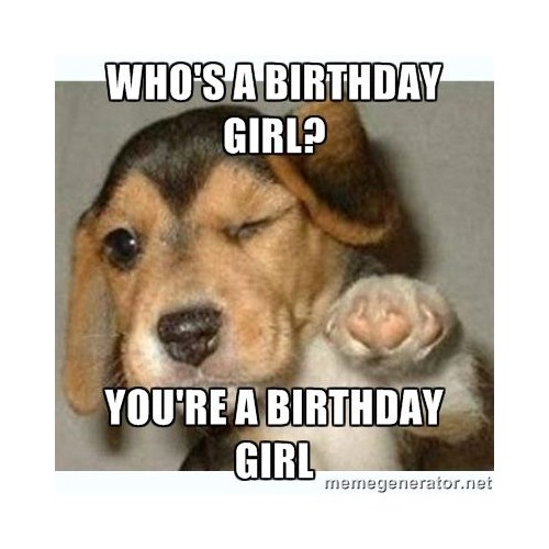 birthday memes for girls funny