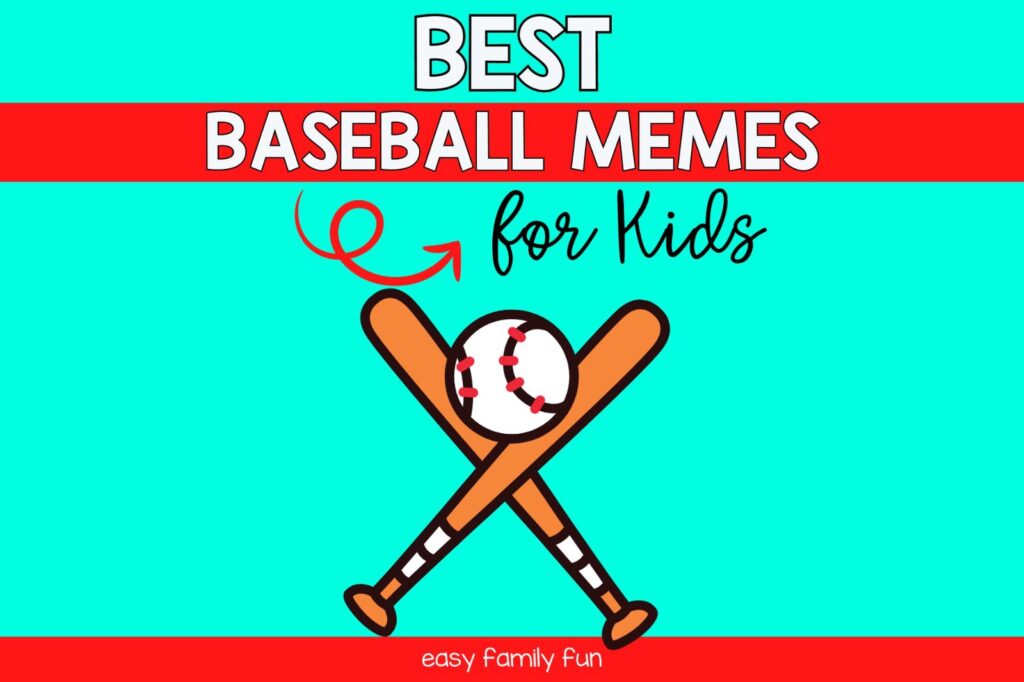 best baseball memes for kids image with baseball and bat