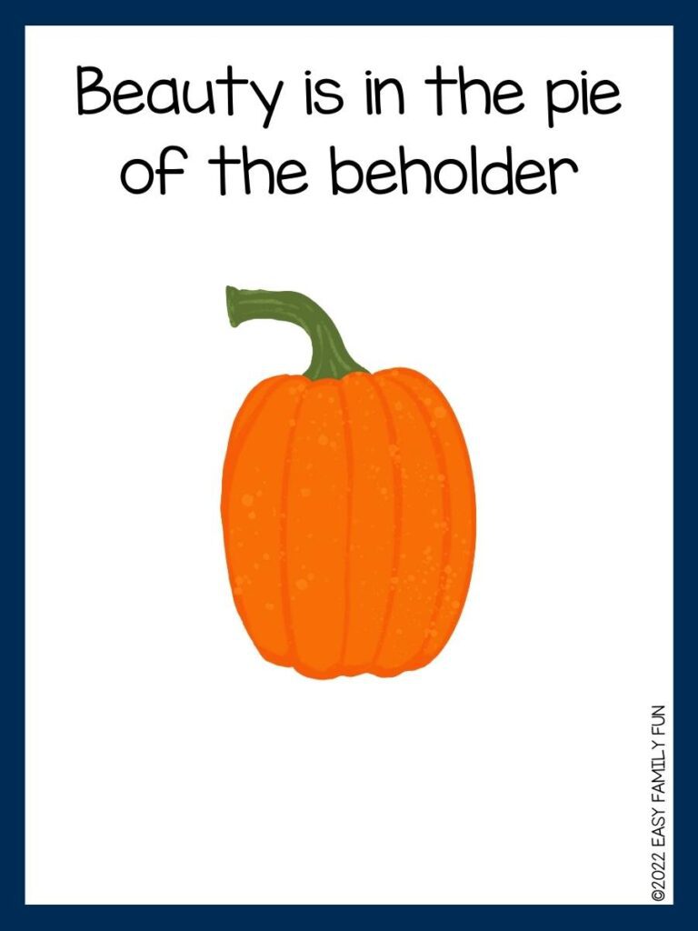 pumpkin pun card for kids 