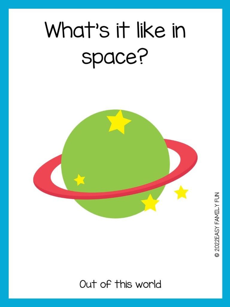 Q: What’s it like in space?

A: Out of this world