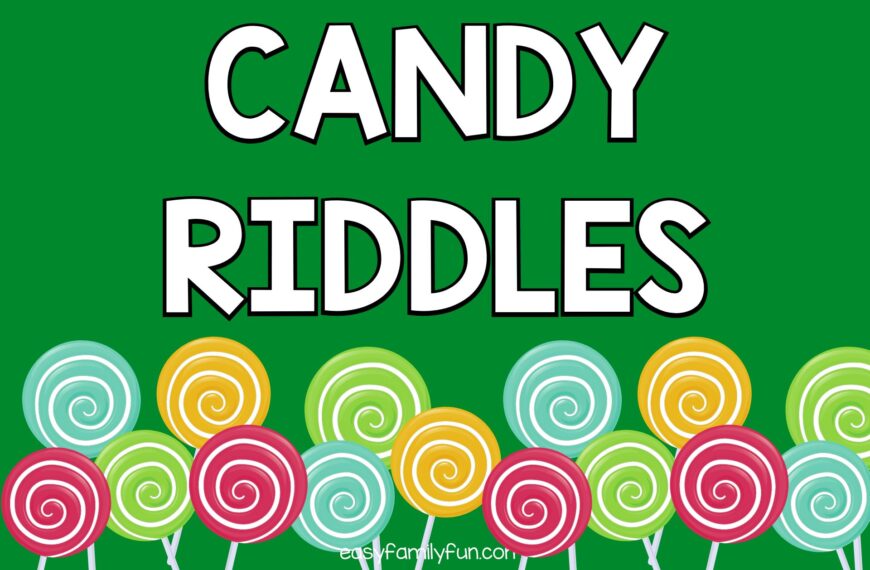 30+ Candy Riddles For Kids That Are Sweet