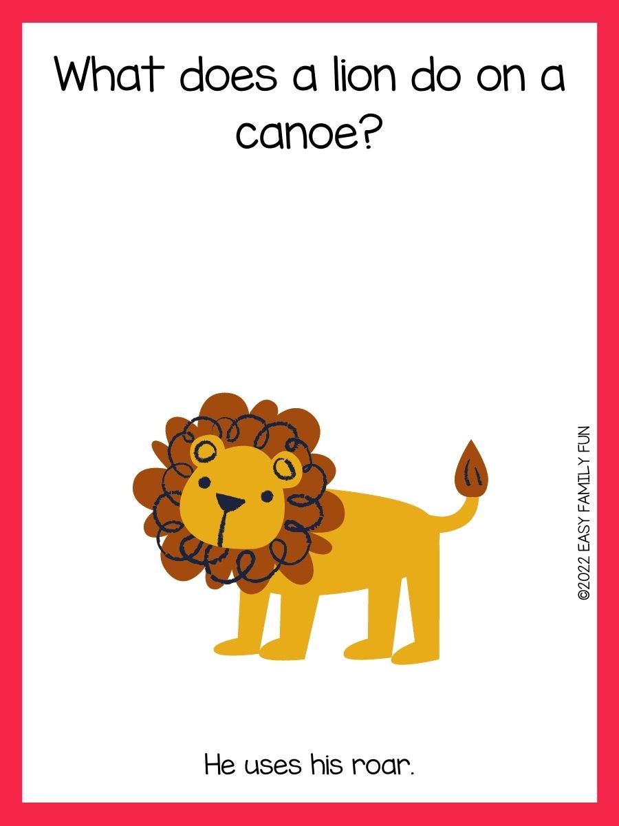 80 Lion Jokes for Kids Easy Family Fun Games, Trivia, and Jokes
