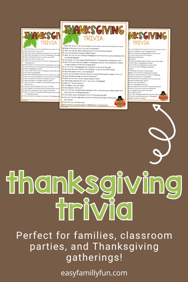 Great thanksgiving trivia