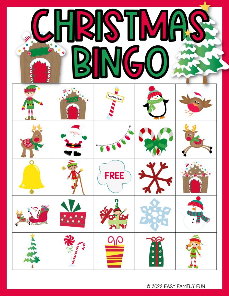 8 Jolly Christmas Bingo Cards Free Printable