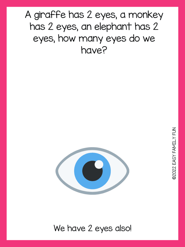 riddles on eyes