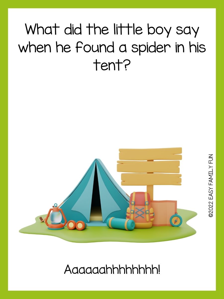 75 Camp Jokes For Kids That Are InTENTSly Silly! Easy Family Fun Games, Trivia, and Jokes