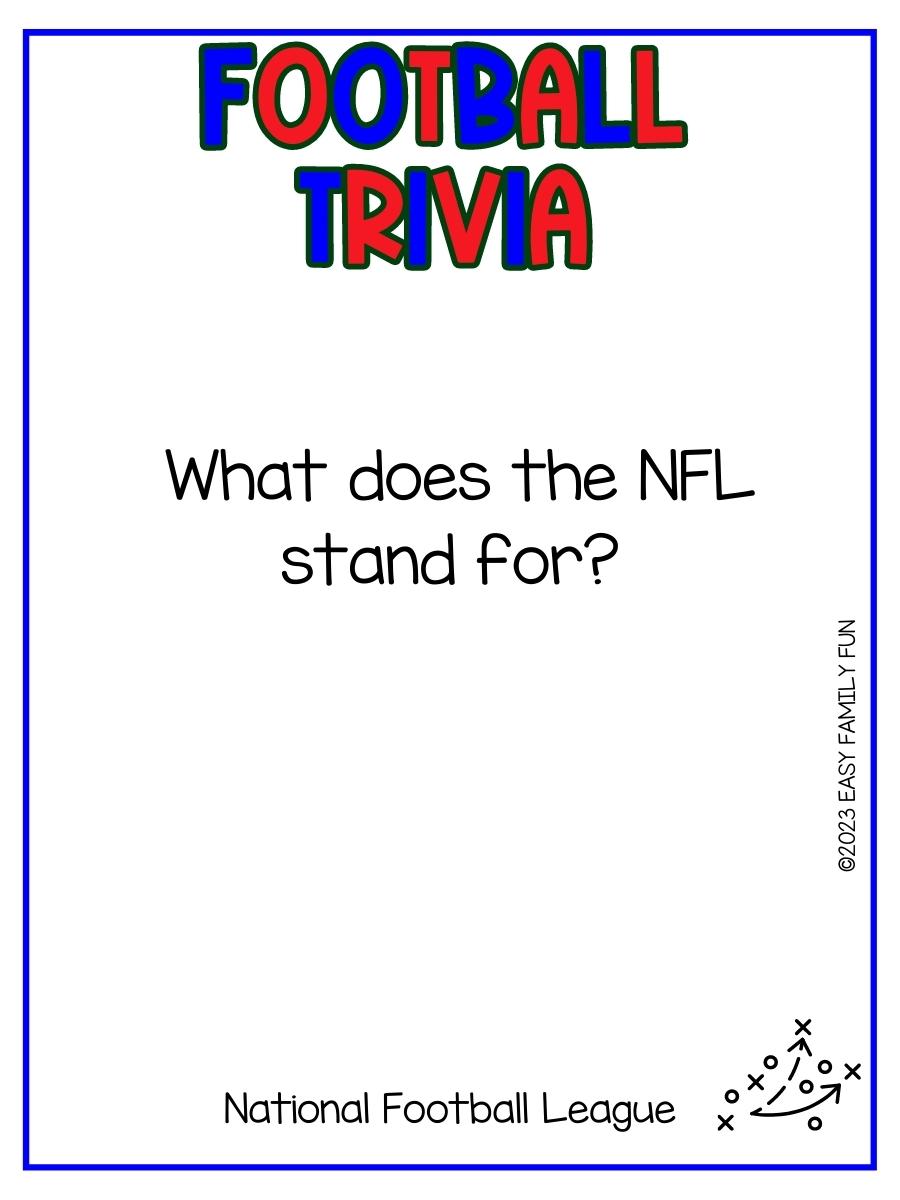 50 Best Football Trivia Questions for Kids