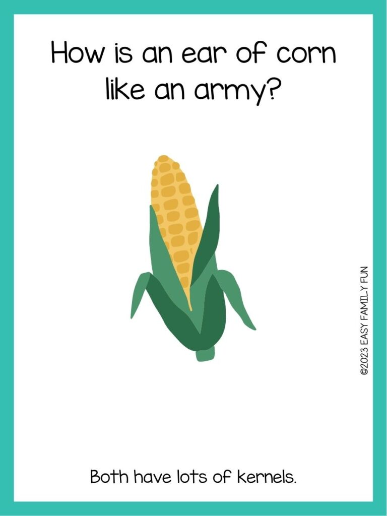 125 Corn Jokes - Easy Family Fun- Games, Trivia, and Jokes