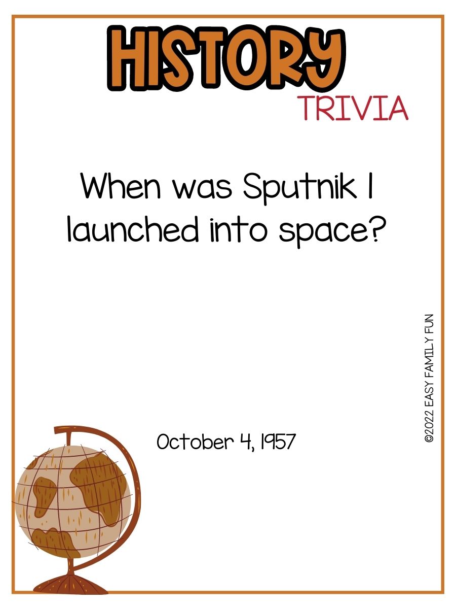 275 Best History Trivia Questions
