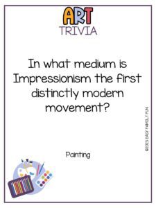 150 Amazing Art Trivia Question and Answers