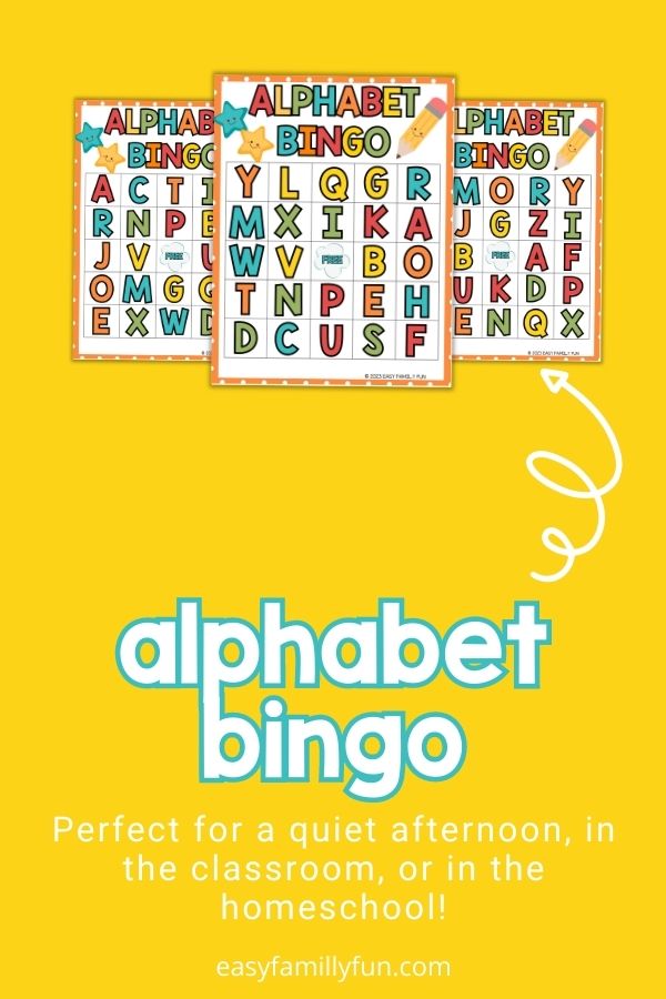 Fun and Exciting Alphabet Bingo Cards for All Ages