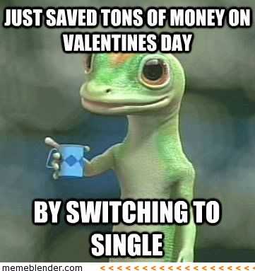 Valentine’s Day Memes about saving money on valentines