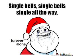Christmas memes about being alone forever