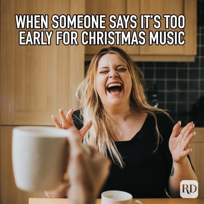 Christmas memes about early Christmas music