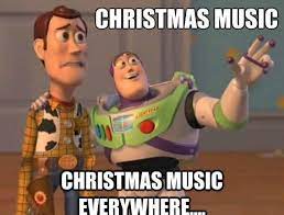 Christmas memes about music is everywhere