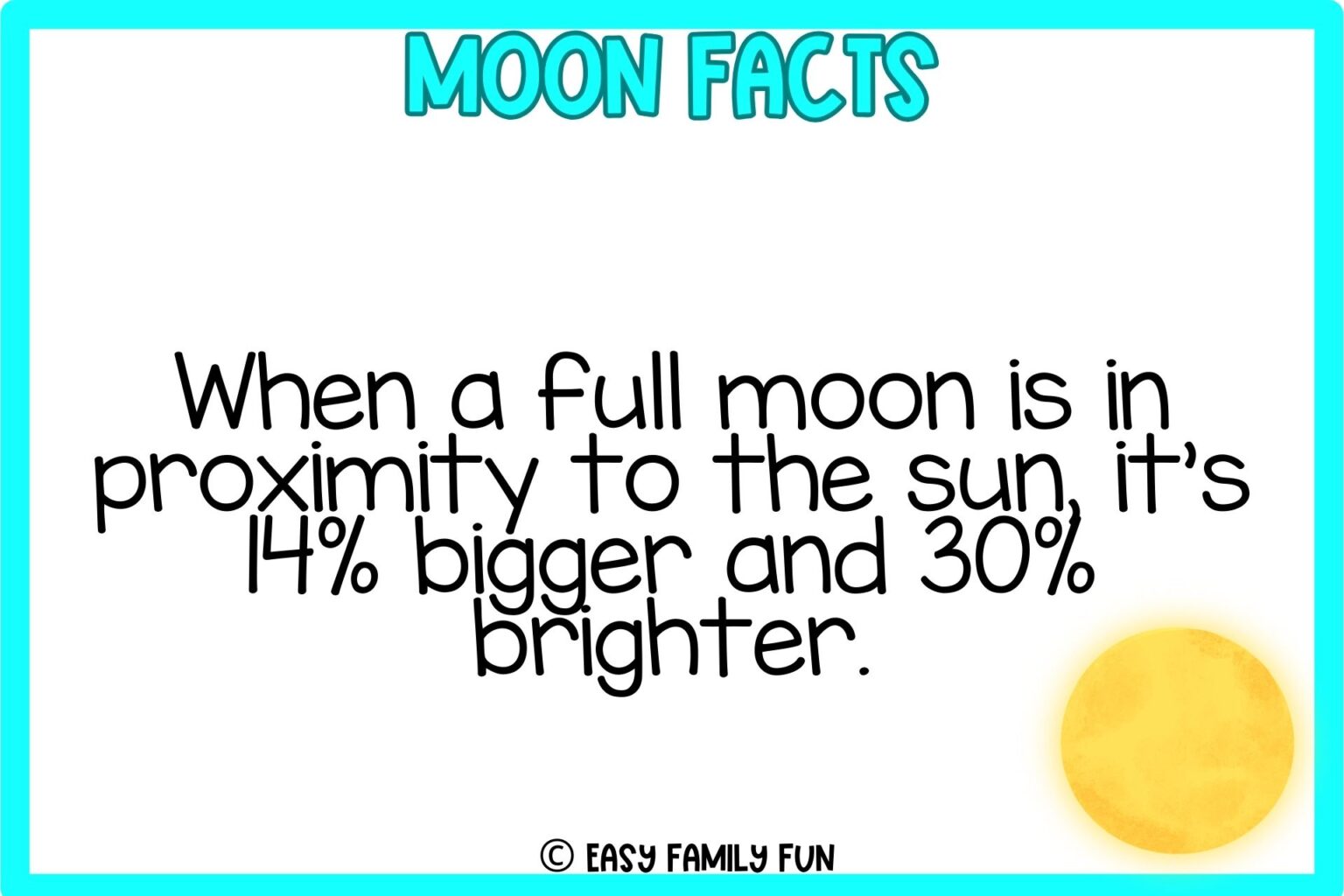 Facts About The Moon - Easy Family Fun- Print-and-Play Family Fun Hub