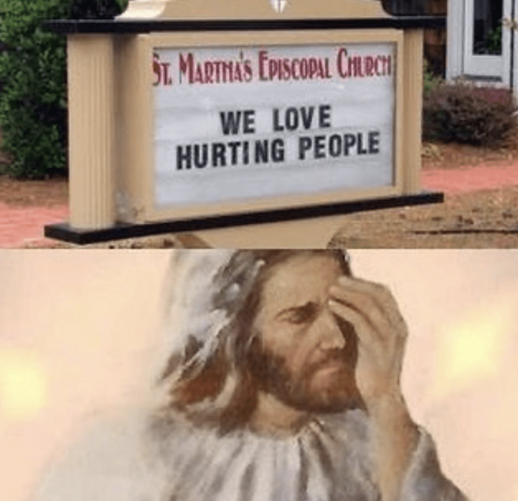 Funny Church memes about church sign