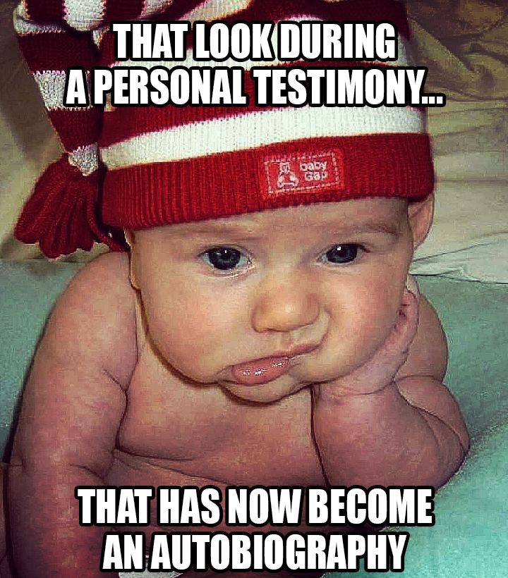 Funny Church memes about testimony