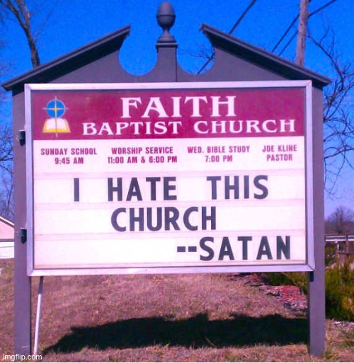 Funny Church memes about church signs