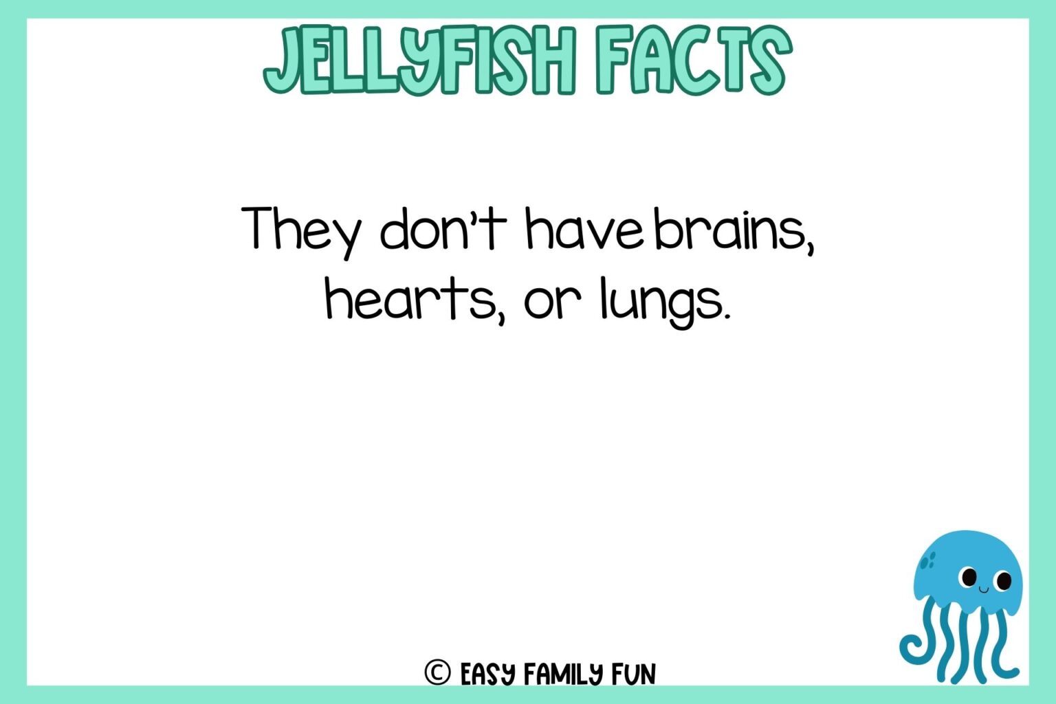 Dive Into These Facts About Jellyfish [Free Fact Cards] - Easy Family ...