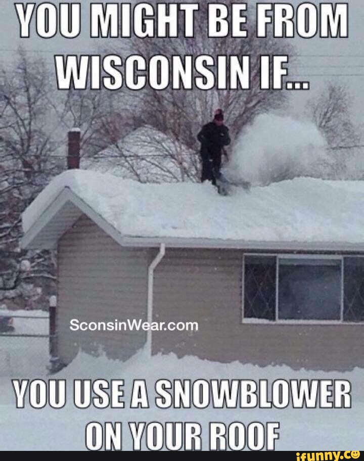 Snow Blower Memes about snowblower on your roof