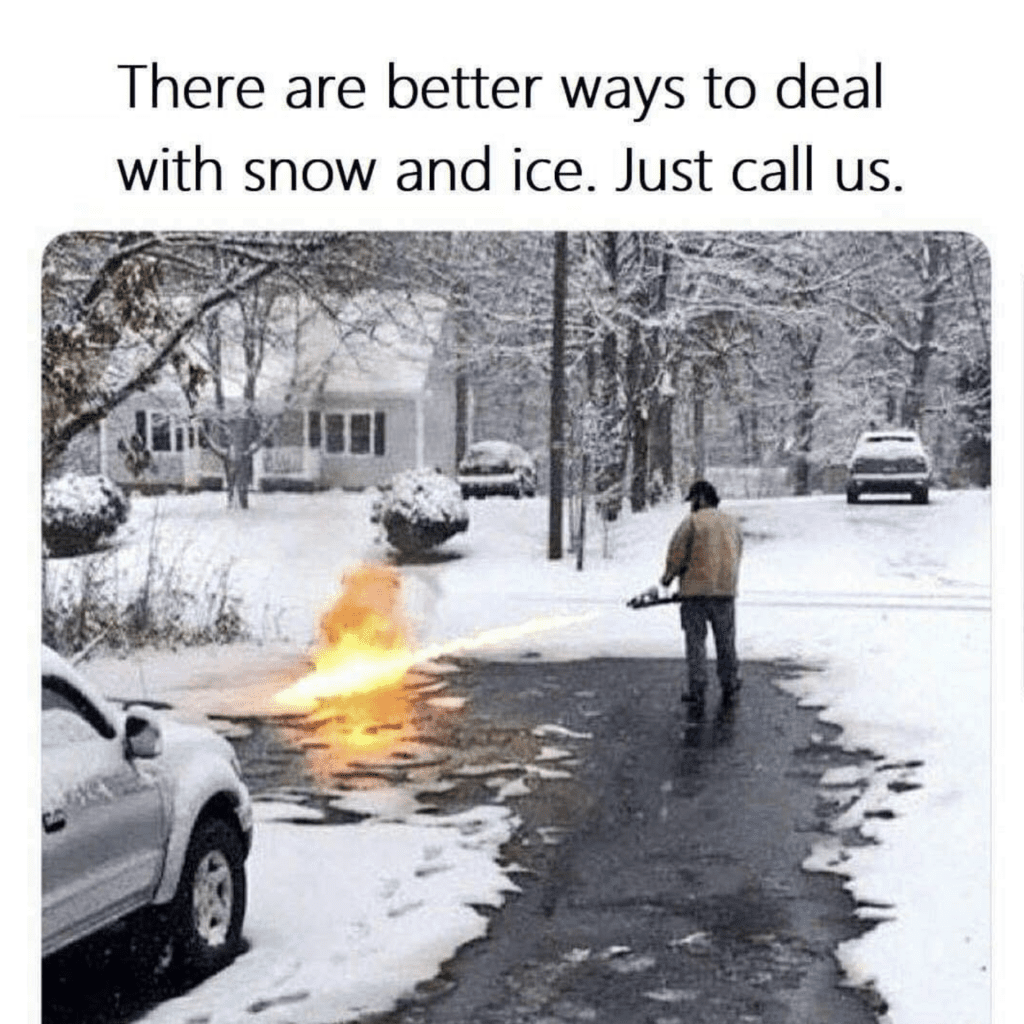 Snow Memes about how to deal snow