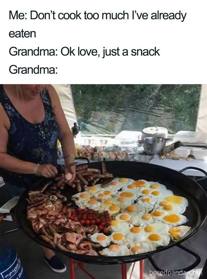 Funny Food Memes about grandma's cook