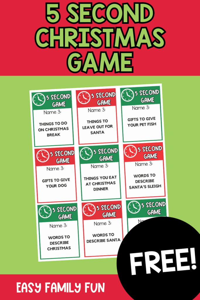 pin image for Christmas game printable 