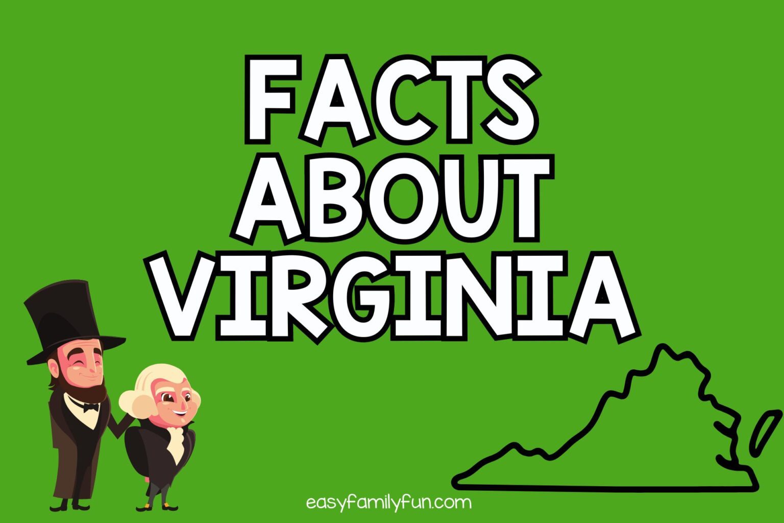 Virginia Facts Easy Family Fun Games, Trivia, and Jokes