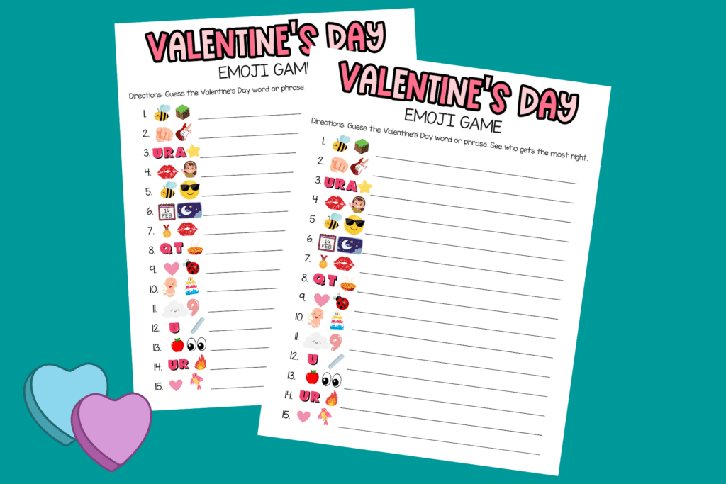 emoji game for valentine's 