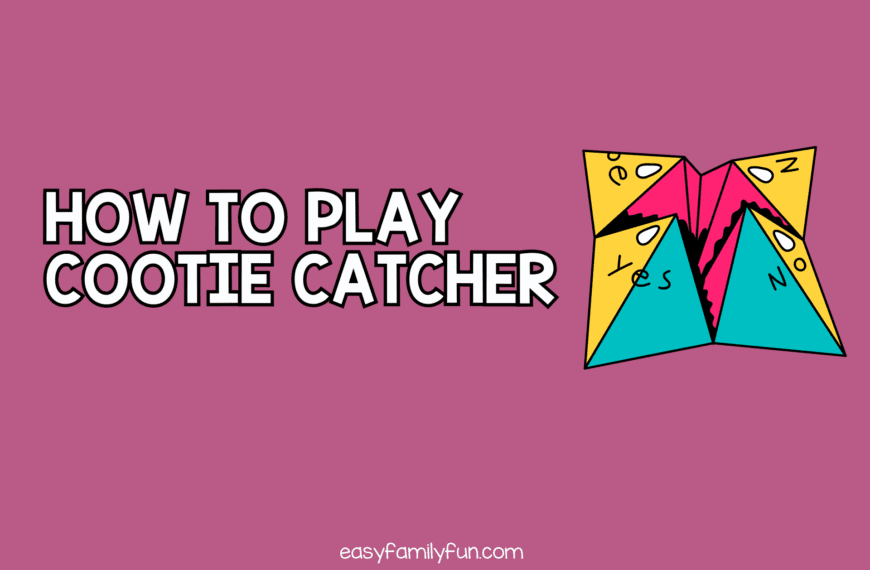 How to Play Cootie Catcher [Free Blank Template]