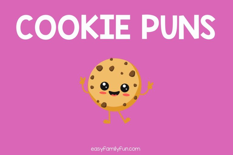 101 Funny Cookie Puns - Easy Family Fun- Games, Trivia, and Jokes