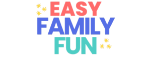 easy family fun logo with yellow stars